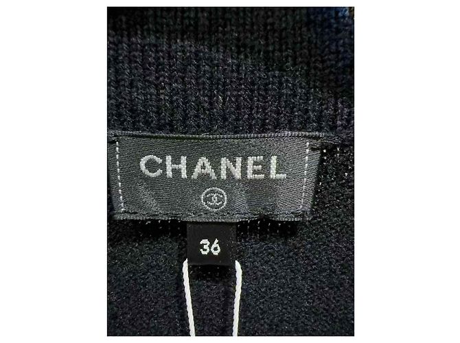 Chanel Strickwaren aus schwarzem Kaschmir - Ansicht 3