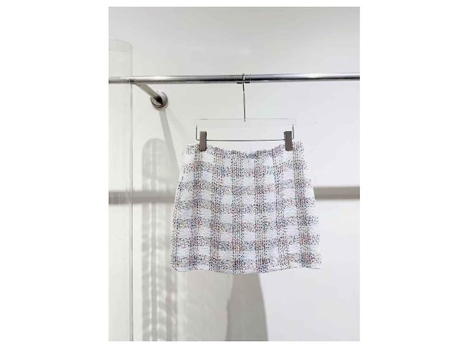 Chanel Tweed Rock Mehrfarbig Größe 38 Mehrfarben - Ansicht 2