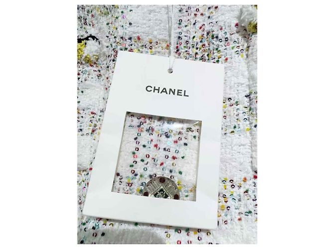 Chanel Tweed Rock Mehrfarbig Größe 38 Mehrfarben - Ansicht 3