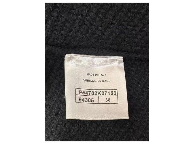 Chanel Strickwaren aus schwarzem Kaschmir - Ansicht 7