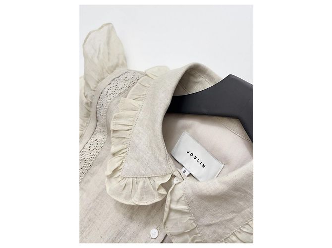 Autre Marque Vestidos Joslin Studio Bege - vista 3