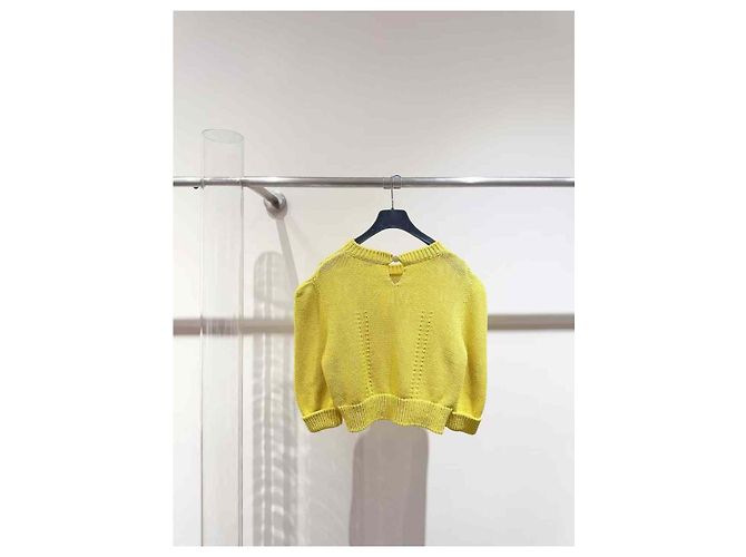 Chanel Prenda de punto de algodón mujer 38 Multicolor - vista 3