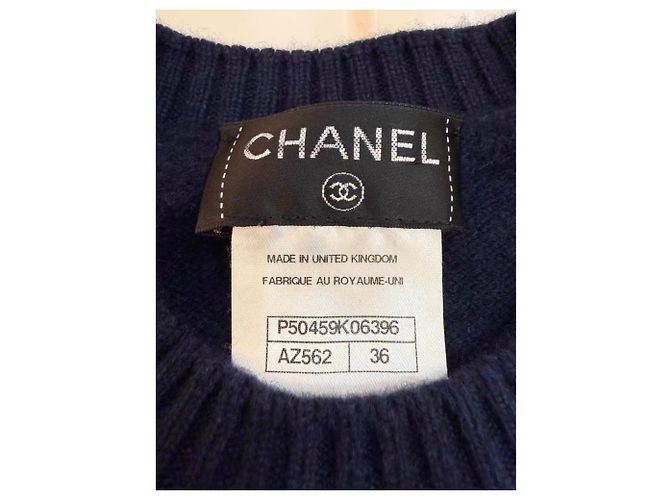 Chanel Strickware aus Kaschmir Damen Größe 36 Mehrfarben - Ansicht 5