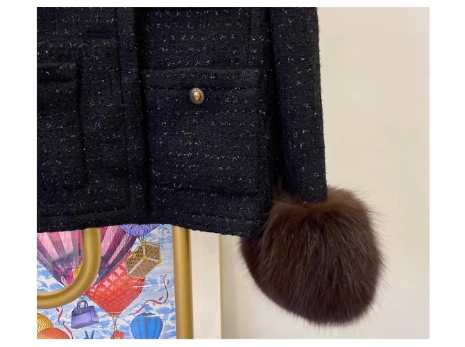 Autre Marque Chaquetas Saint Laurent Negro - vista 4