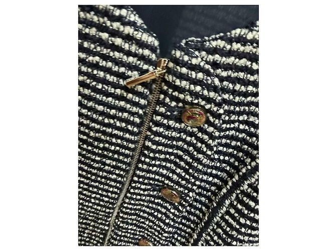 Chanel Tweed Mantel Mehrfarben - Ansicht 2