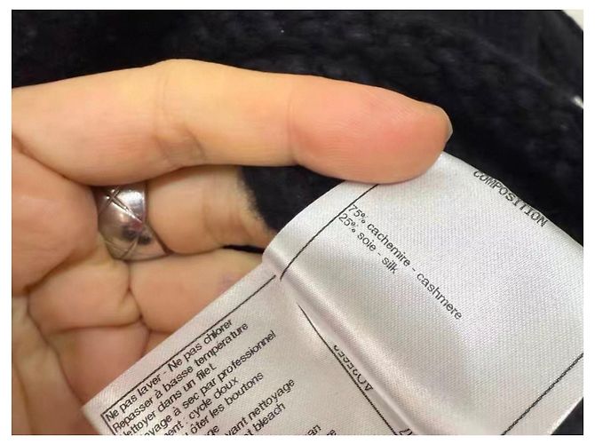 Chanel Strickware aus Kaschmir Damen Größe 34 Mehrfarben - Ansicht 5