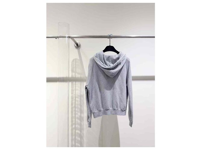 Pull en maille Céline gris en coton - vue 4