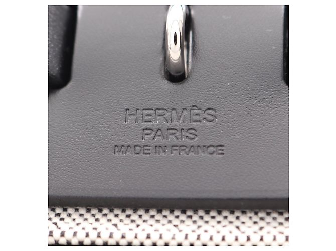 Hermès Hermes Herbag Zip PM Borsa a mano 2-Way Nero Beige - vista 4