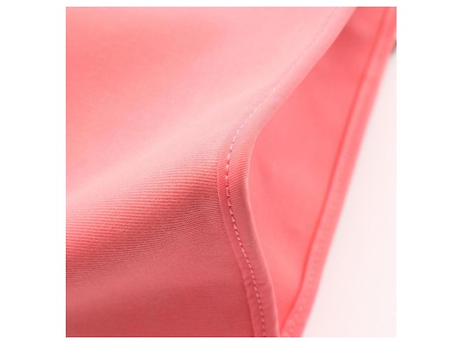 Hermès Herbag Zip PM 2-Way Handtasche Braun Pink - Ansicht 8