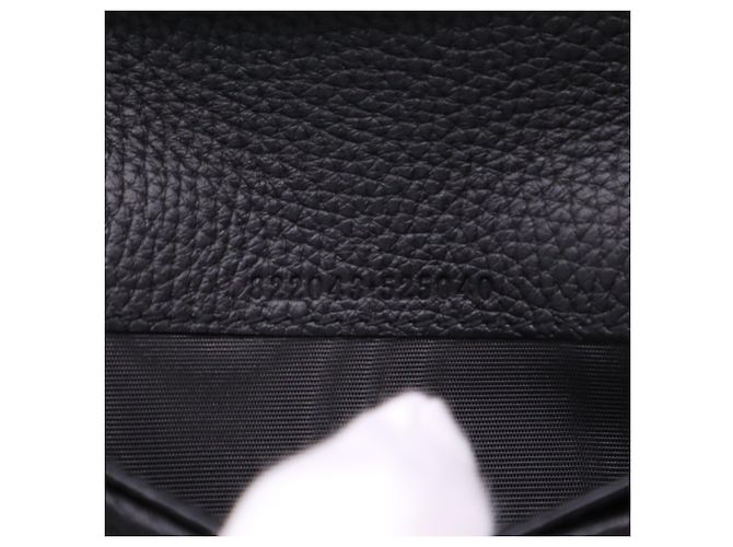 Portafoglio in pelle con zip e logo GUCCI Nero - vista 16