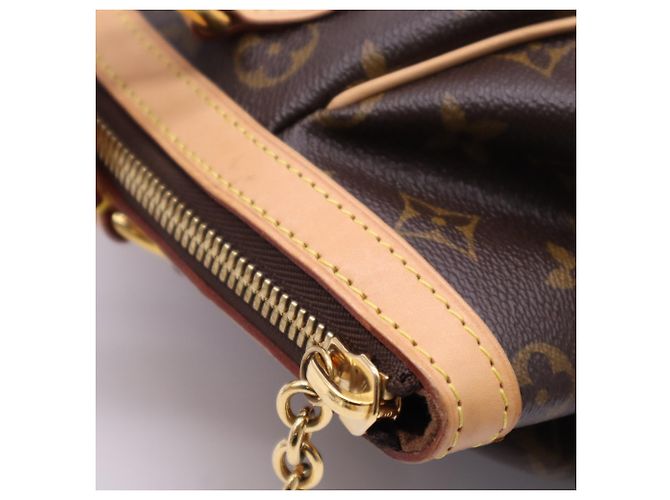Borsa Louis Vuitton Monogram Tivoli PM Marrone Beige - vista 13