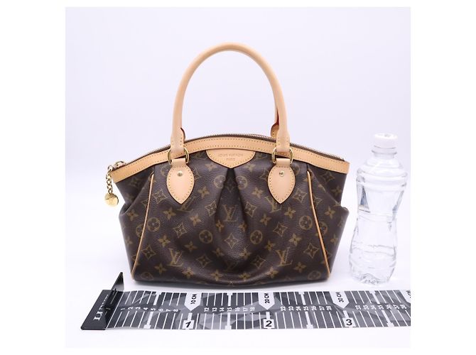 Borsa Louis Vuitton Monogram Tivoli PM Marrone Beige - vista 3