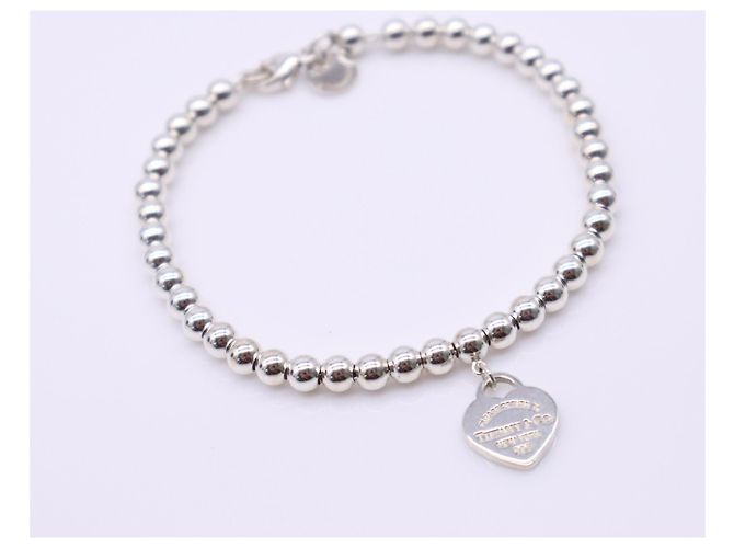Autre Marque Tiffany & Co. Bracciale Return to Argento Blu - vista 4