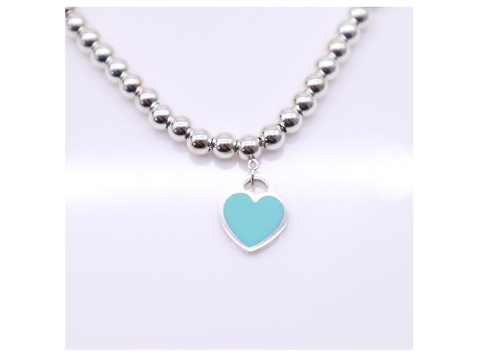 Autre Marque Tiffany & Co. Bracciale Return to Argento Blu - vista 7