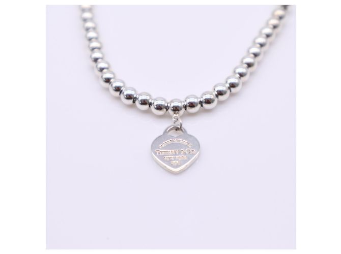 Autre Marque Tiffany & Co. Bracciale Return to Argento Blu - vista 8