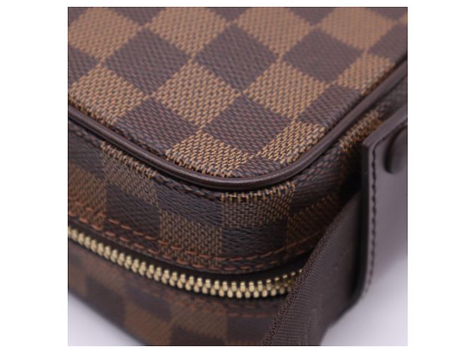 LOUIS VUITTON Damier Olaf PM N41442 Borsa a tracolla Marrone Beige - vista 12