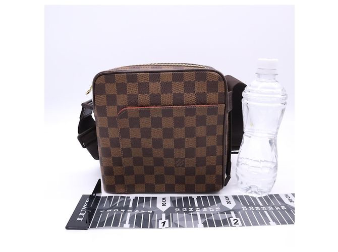 LOUIS VUITTON Damier Olaf PM N41442 Borsa a tracolla Marrone Beige - vista 3