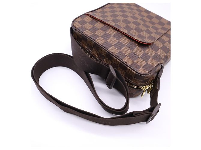 LOUIS VUITTON Damier Olaf PM N41442 Borsa a tracolla Marrone Beige - vista 9