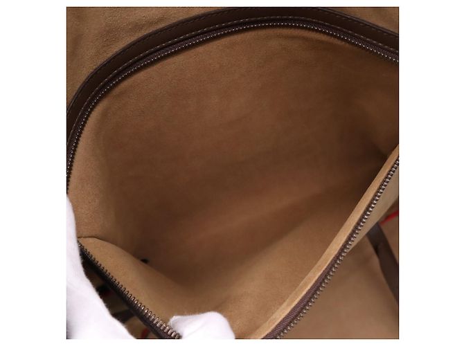 Borsa Boston Gucci GG Supreme Sherry Line Bengal Tiger Multicolore Beige - vista 17