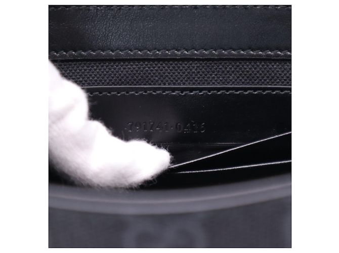 Borsa a tracolla Gucci GG Supreme Marrone Nero - vista 18