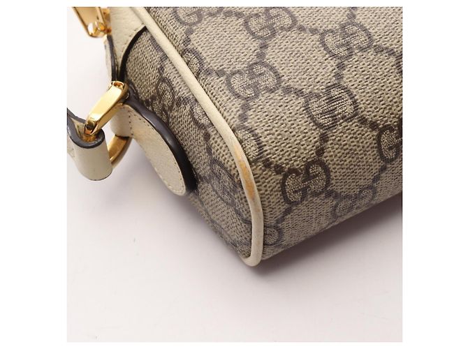 Borsa a tracolla Gucci Ophidia GG Supreme Multicolore Beige - vista 10