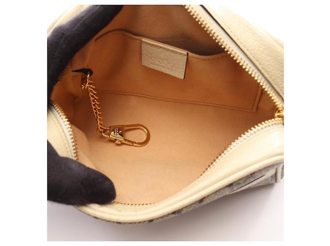 Borsa a tracolla Gucci Ophidia GG Supreme Multicolore Beige - vista 3