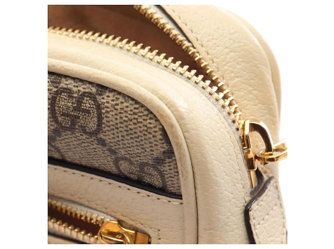 Borsa a tracolla Gucci Ophidia GG Supreme Multicolore Beige - vista 5