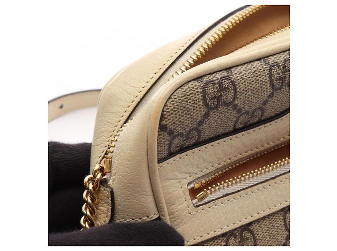 Borsa a tracolla Gucci Ophidia GG Supreme Multicolore Beige - vista 6