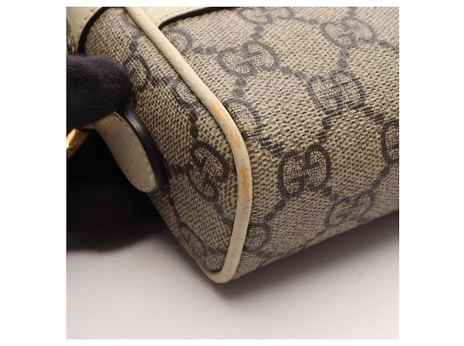 Borsa a tracolla Gucci Ophidia GG Supreme Multicolore Beige - vista 7