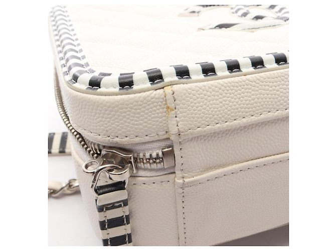 Chanel CC Figley Vanity Bag Schwarz Weiß - Ansicht 11