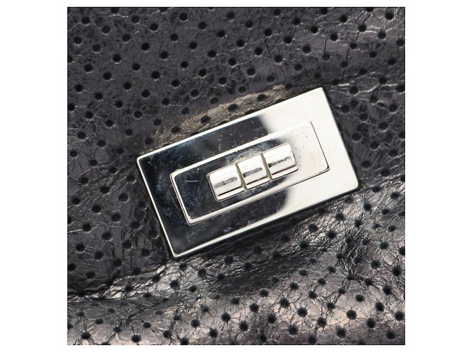 Timeless Borsa a tracolla Chanel 2.55 traforata Nero - vista 10