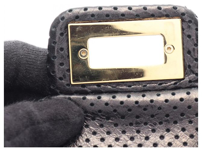 Timeless Borsa a tracolla Chanel 2.55 traforata Nero - vista 11