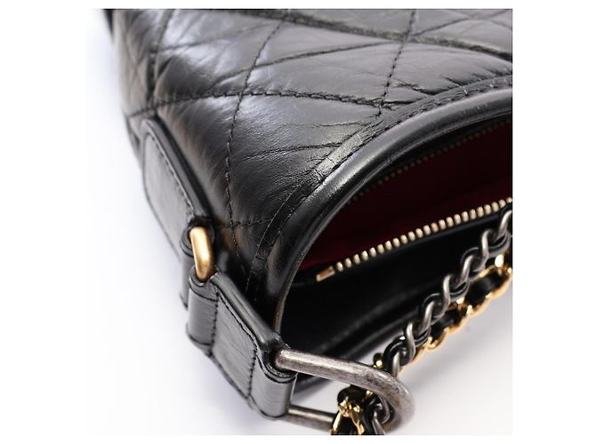 Borsa a tracolla hobo Chanel Gabrielle de Large Nero - vista 9