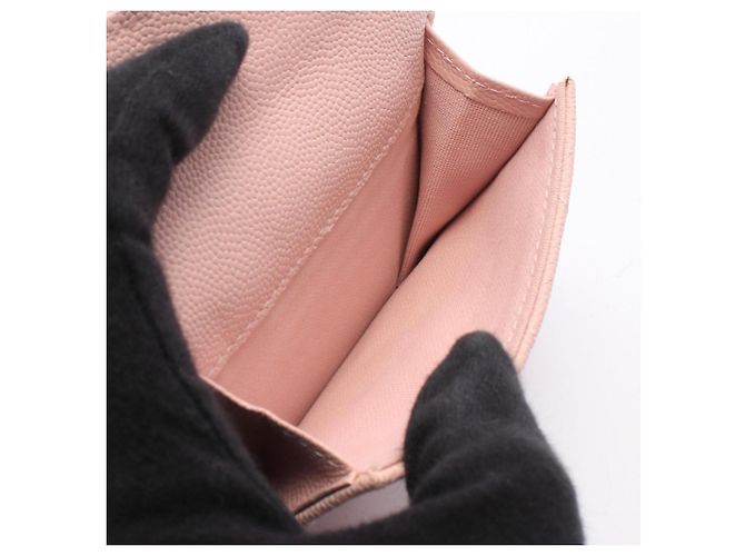 Portafoglio Tri-fold Chanel Classic Small Flap Rosa - vista 4