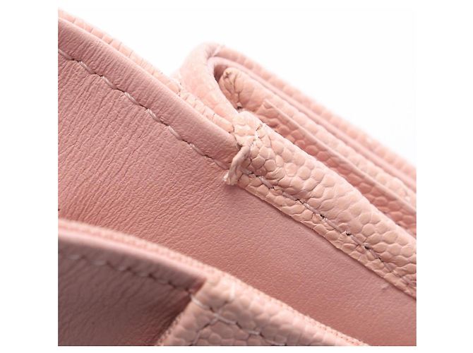 Portafoglio Tri-fold Chanel Classic Small Flap Rosa - vista 7