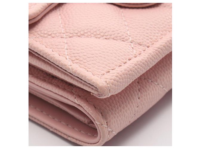 Portafoglio Tri-fold Chanel Classic Small Flap Rosa - vista 8