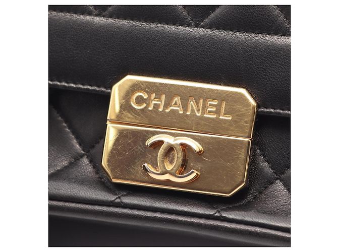 Borsa a tracolla Chanel Chic With Me Matelassé Nero - vista 8