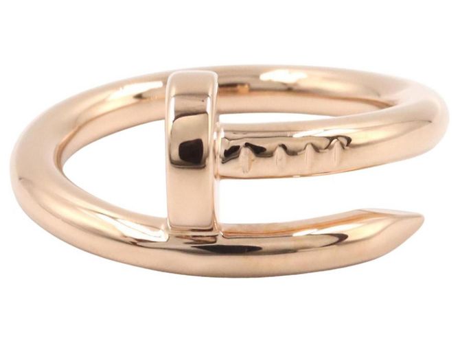 Anello a fascia Cartier Juste un Clou in oro rosa 18K D'oro - vista 2