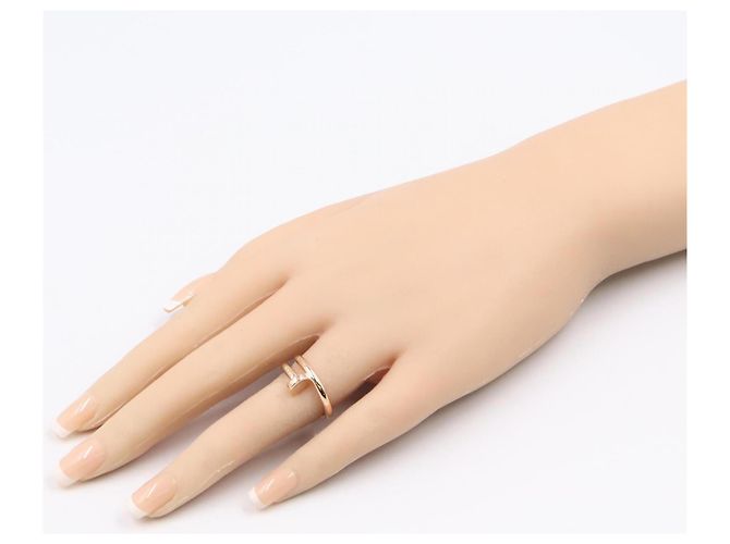 Anello a fascia Cartier Juste un Clou in oro rosa 18K D'oro - vista 7