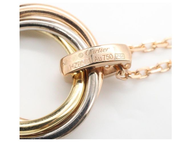 Collar Cartier Trinity Dorado - vista 4