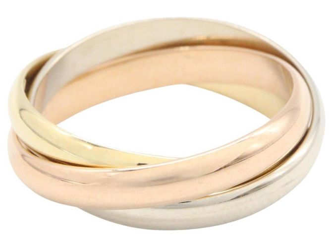 Anillo Cartier Trinity Dorado - vista 2