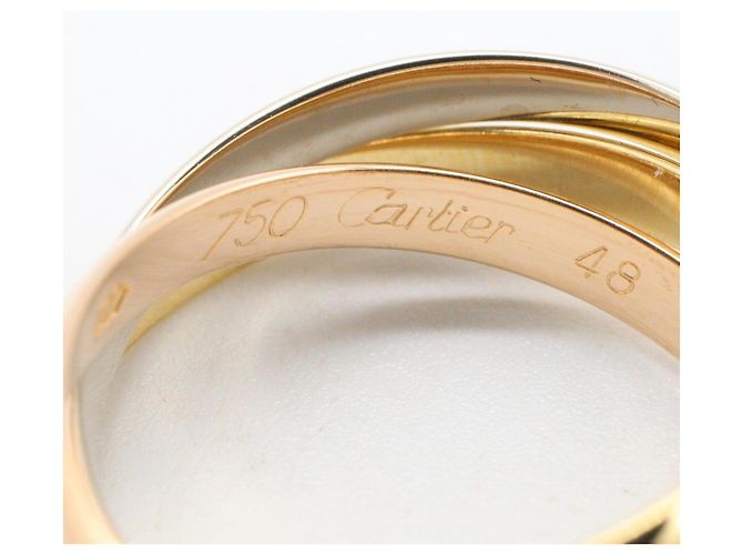 Anillo Cartier Trinity Dorado - vista 3
