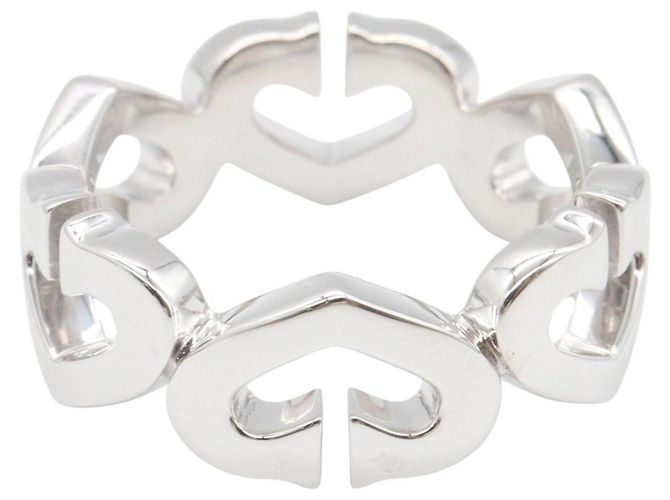 Anello Cartier C Heart Diamante Bianco - vista 3