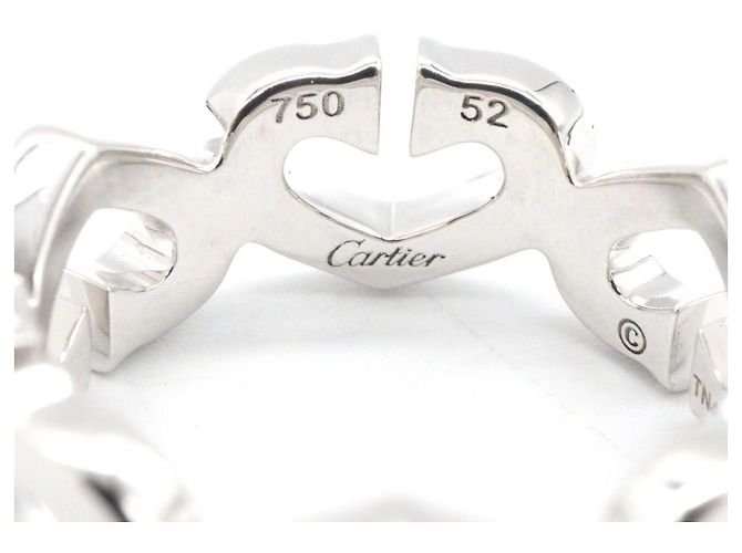 Anello Cartier C Heart Diamante Bianco - vista 4