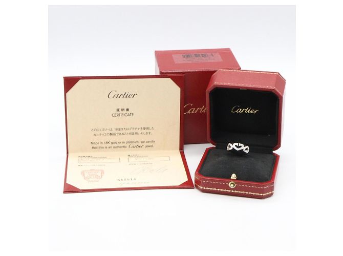 Anello Cartier C Heart Diamante Bianco - vista 7
