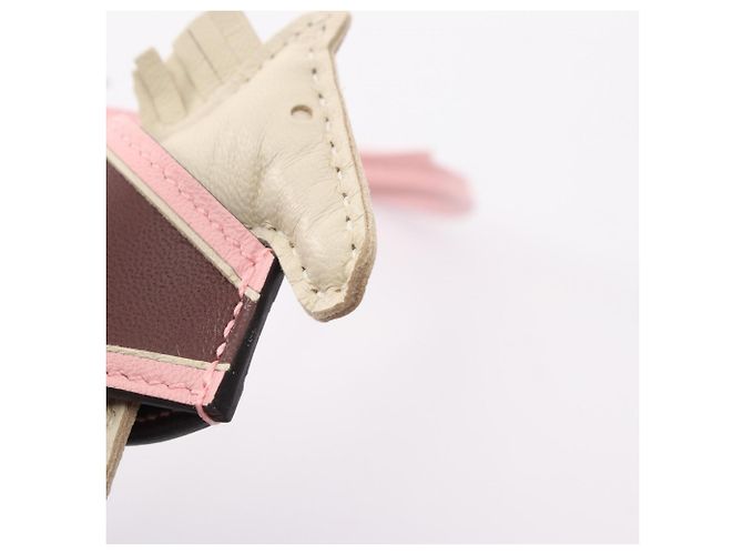 Hermès Accessorio Charm Hermes Rodeo PM Robeo Coeur Marrone Rosa Crudo - vista 6