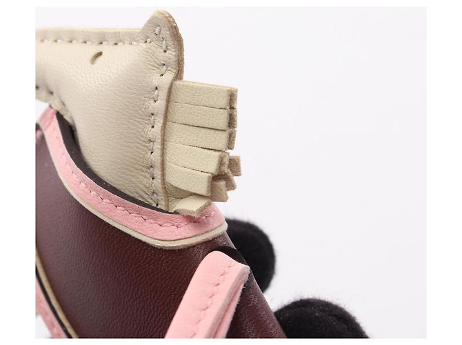 Hermès Accessorio Charm Hermes Rodeo PM Robeo Coeur Marrone Rosa Crudo - vista 7