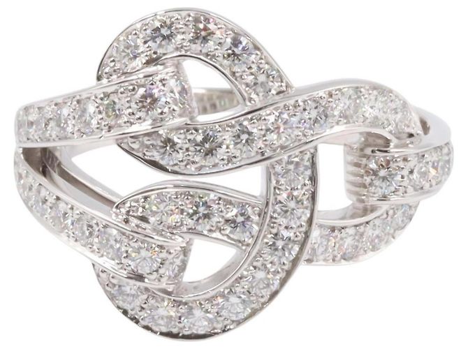 Cartier Agrafe Diamantring Weiß - Ansicht 2