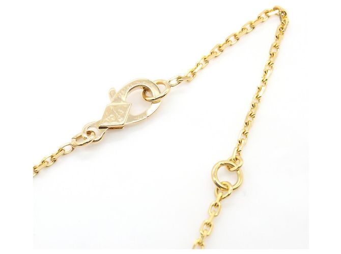 Collana Van Cleef & Arpels Vintage Alhambra in madreperla Bianco D'oro - vista 4