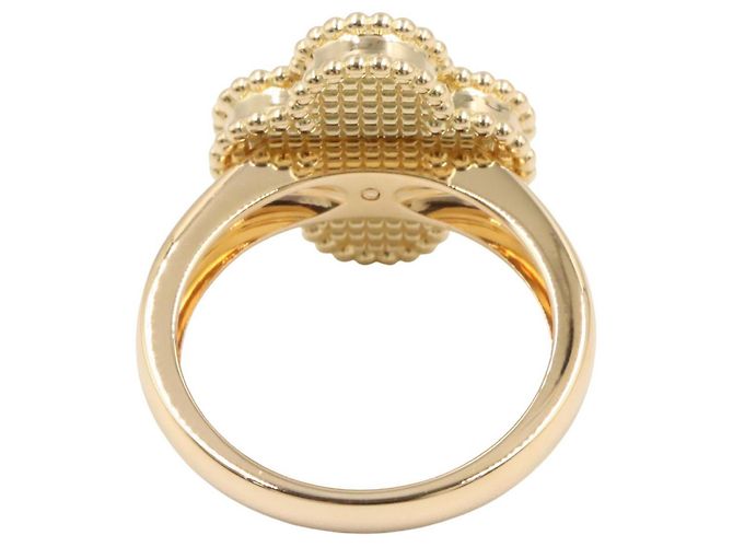 Anello Van Cleef & Arpels Vintage Alhambra in oro giallo 18K Nero D'oro - vista 3